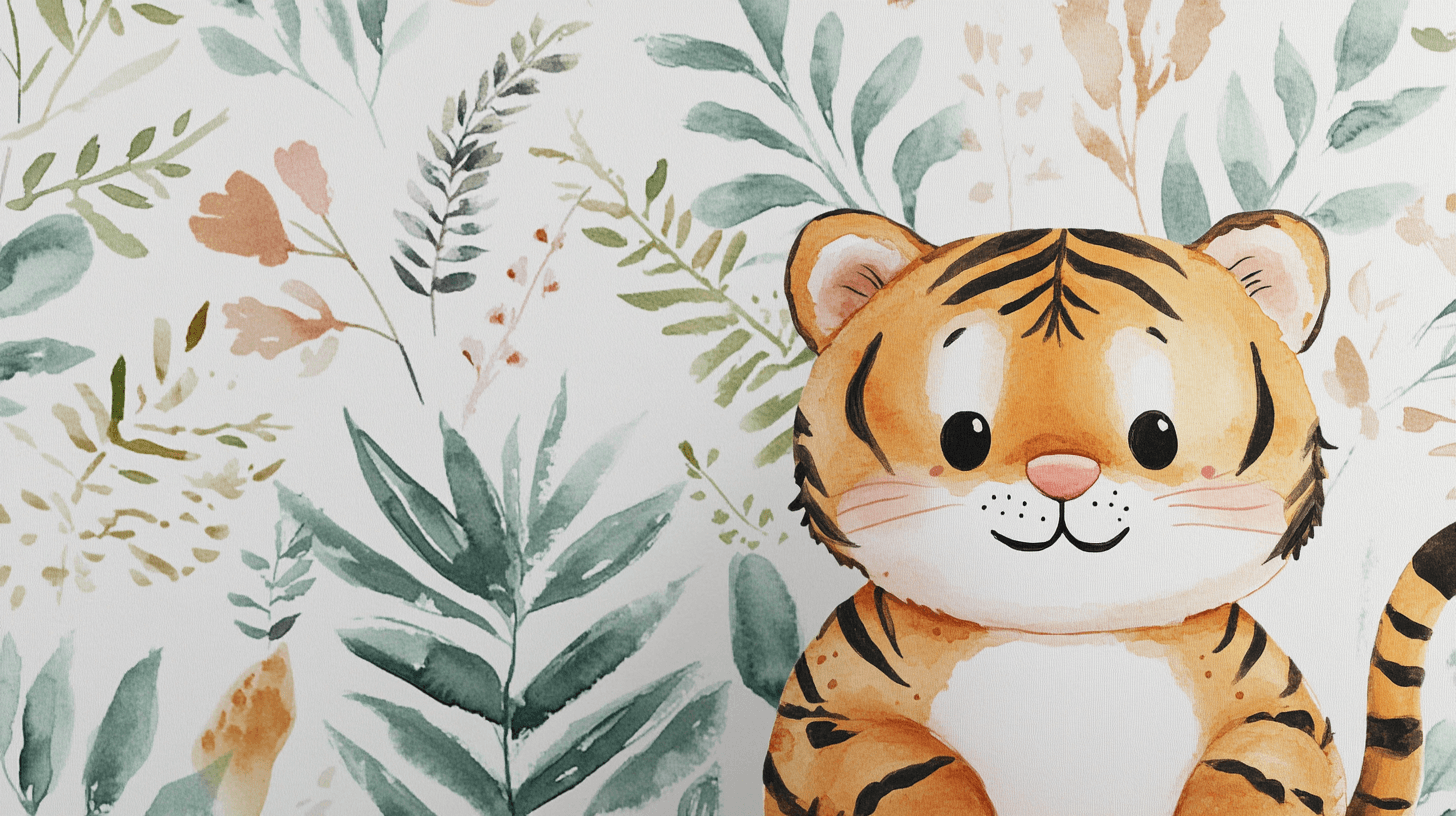 Papier Peint Tigre Scandinave