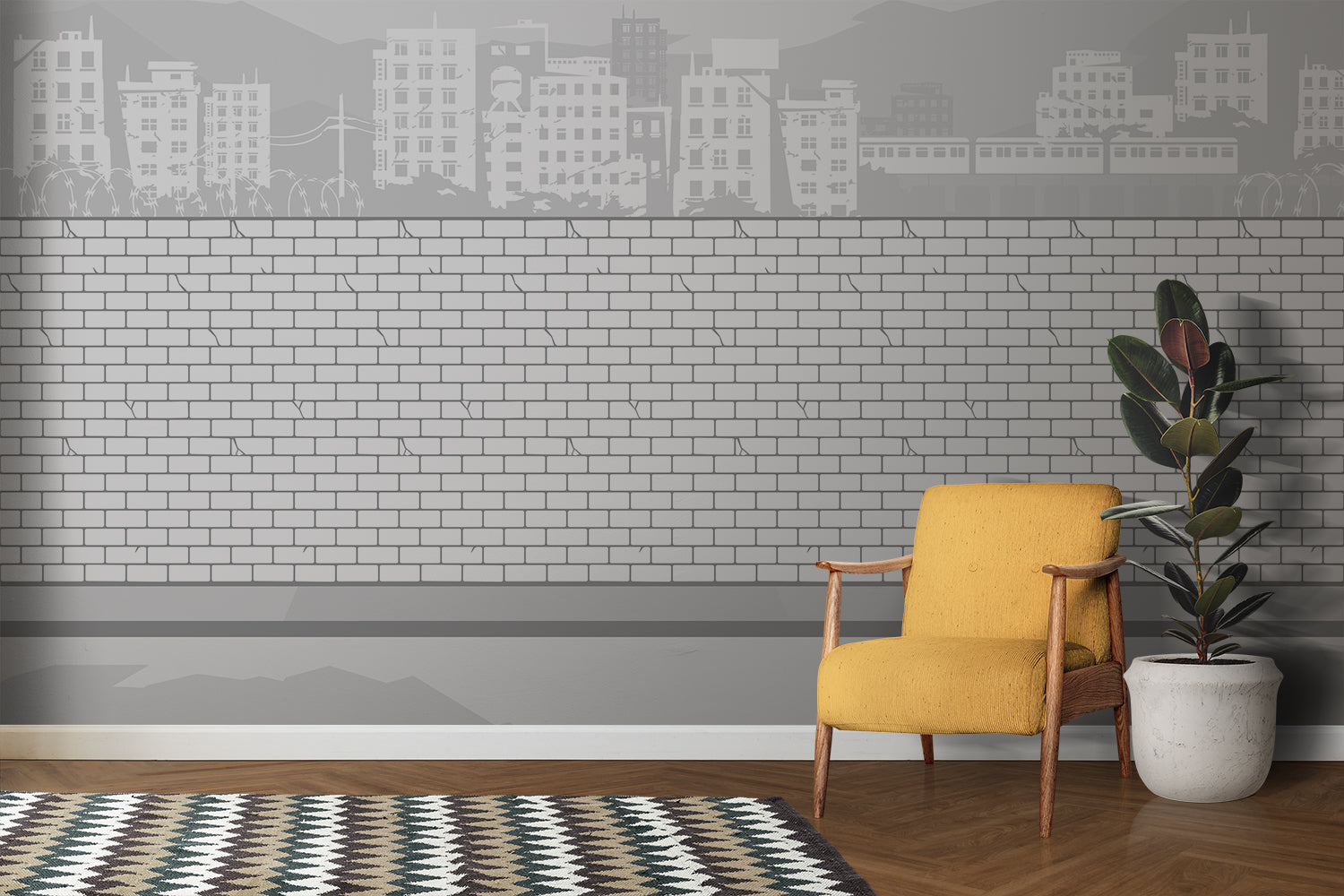 Chambre Ado Papier Peint Brique