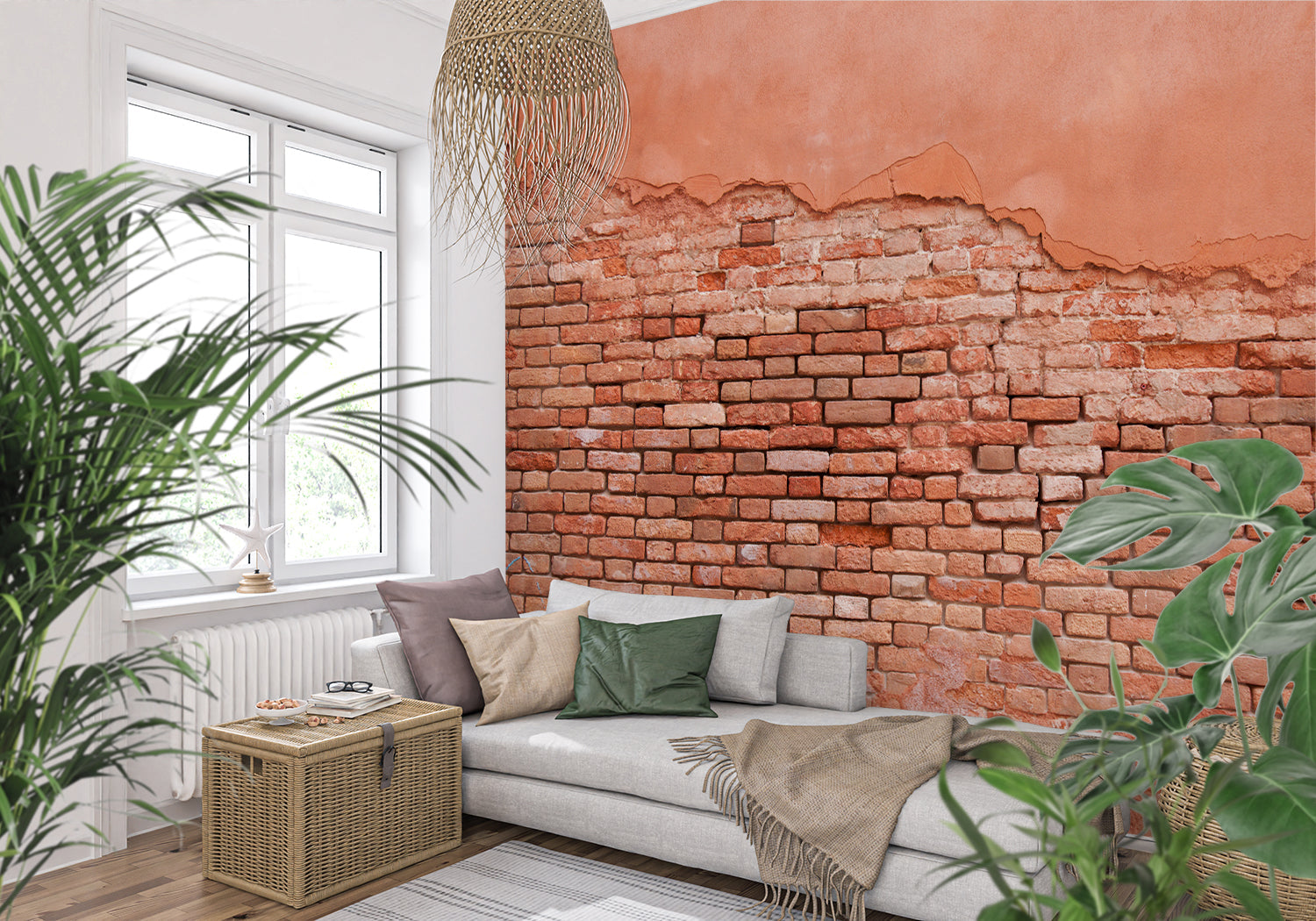 Chambre Papier Peint Brique