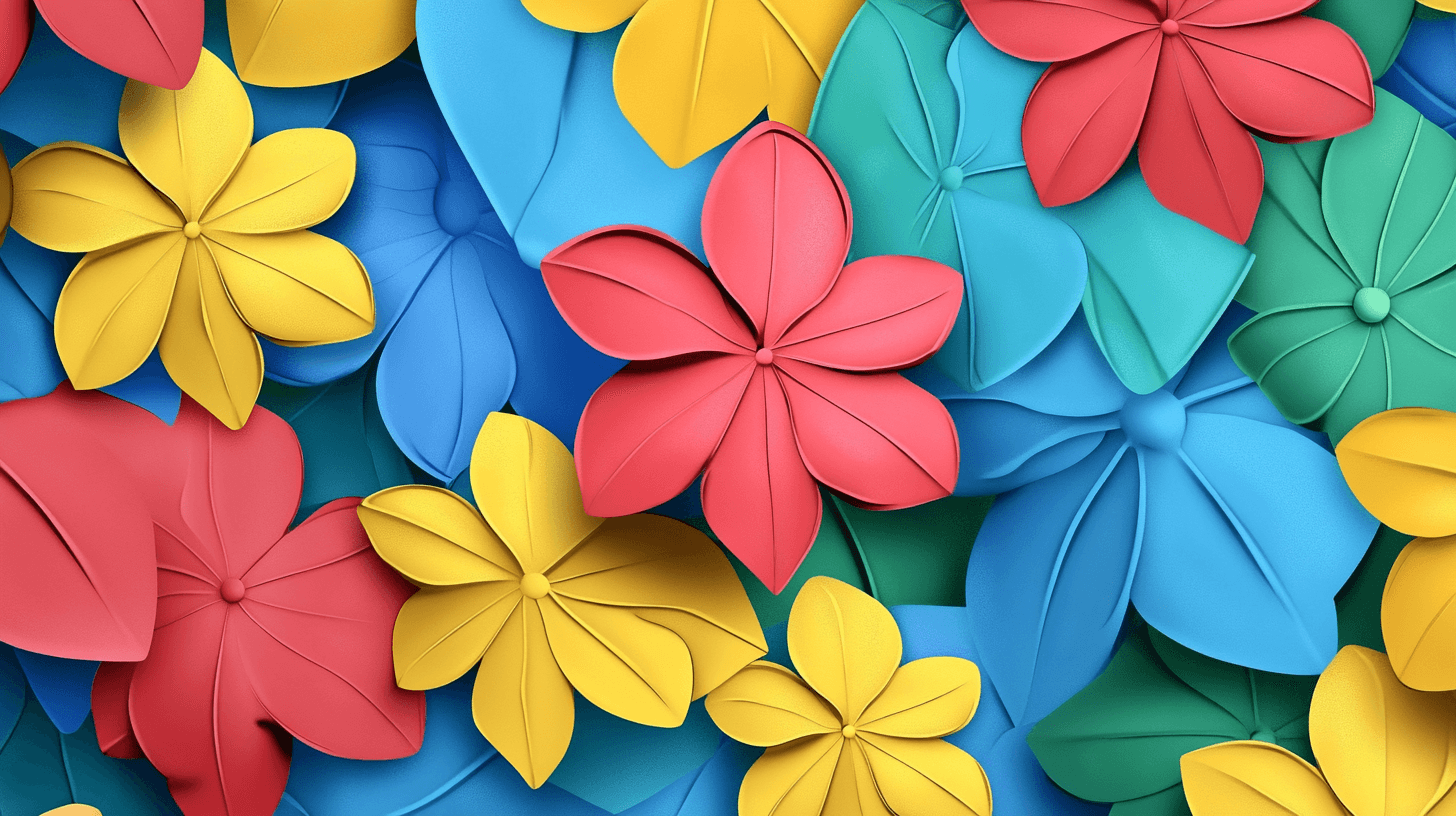 Papier Peint Fleur Cartoon