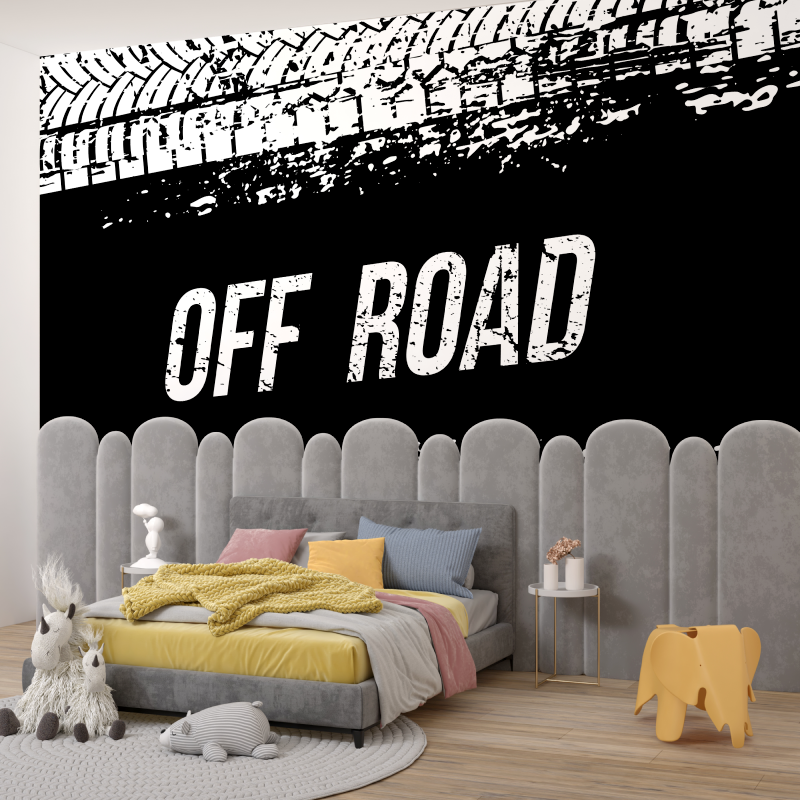 Frise papier peint pneu moto garcon345