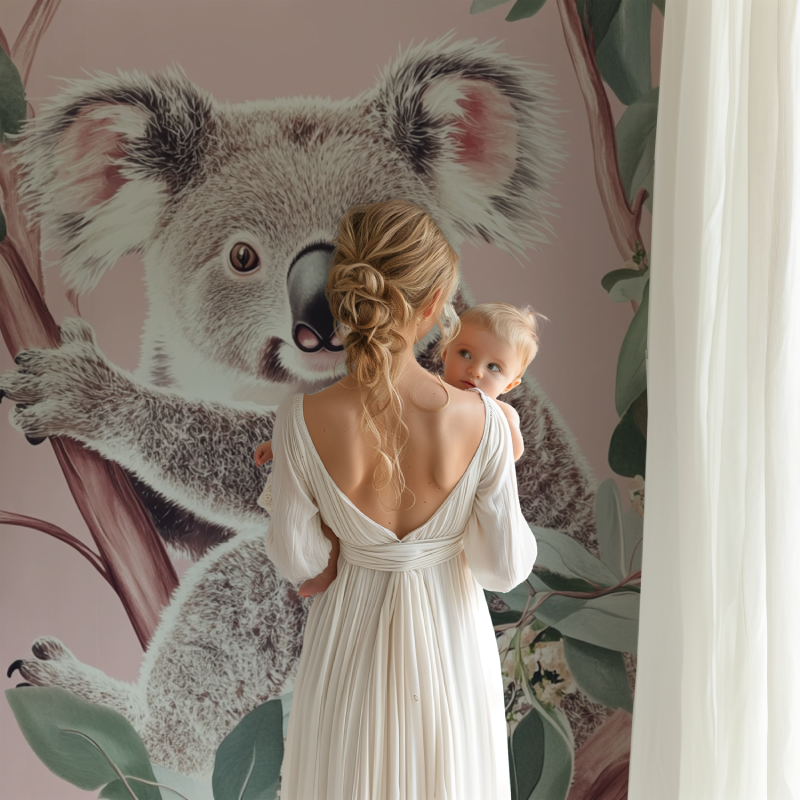 Papier peint koala au lever du jour bb123