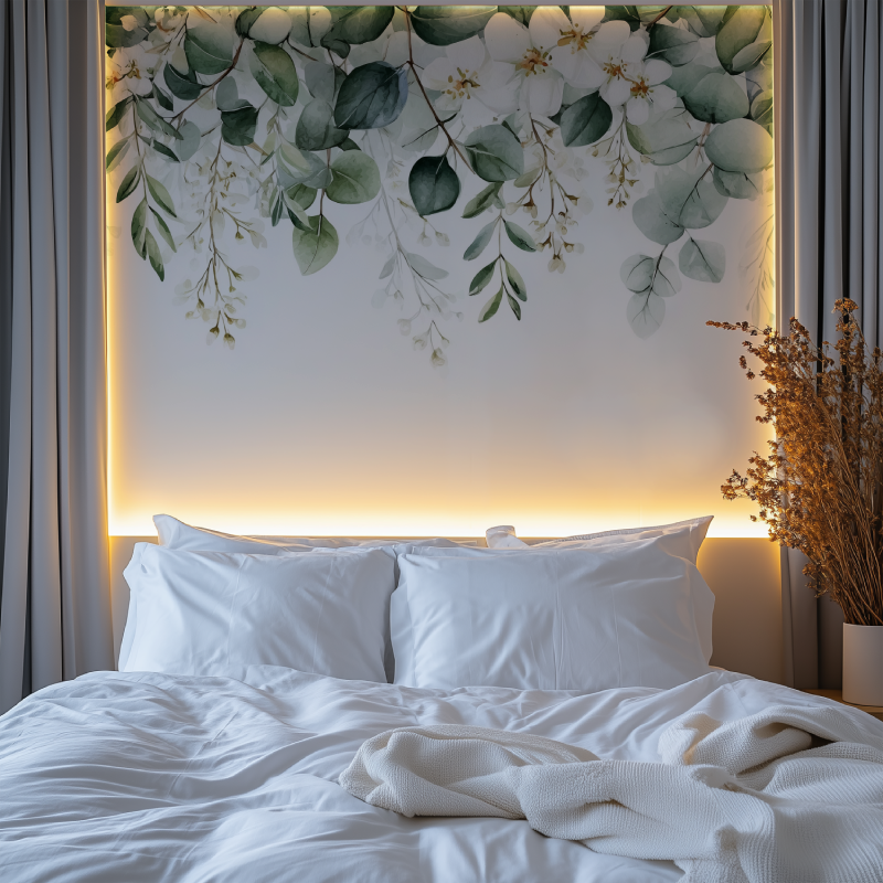 Tree green foliage mural wallpaper chambre premium