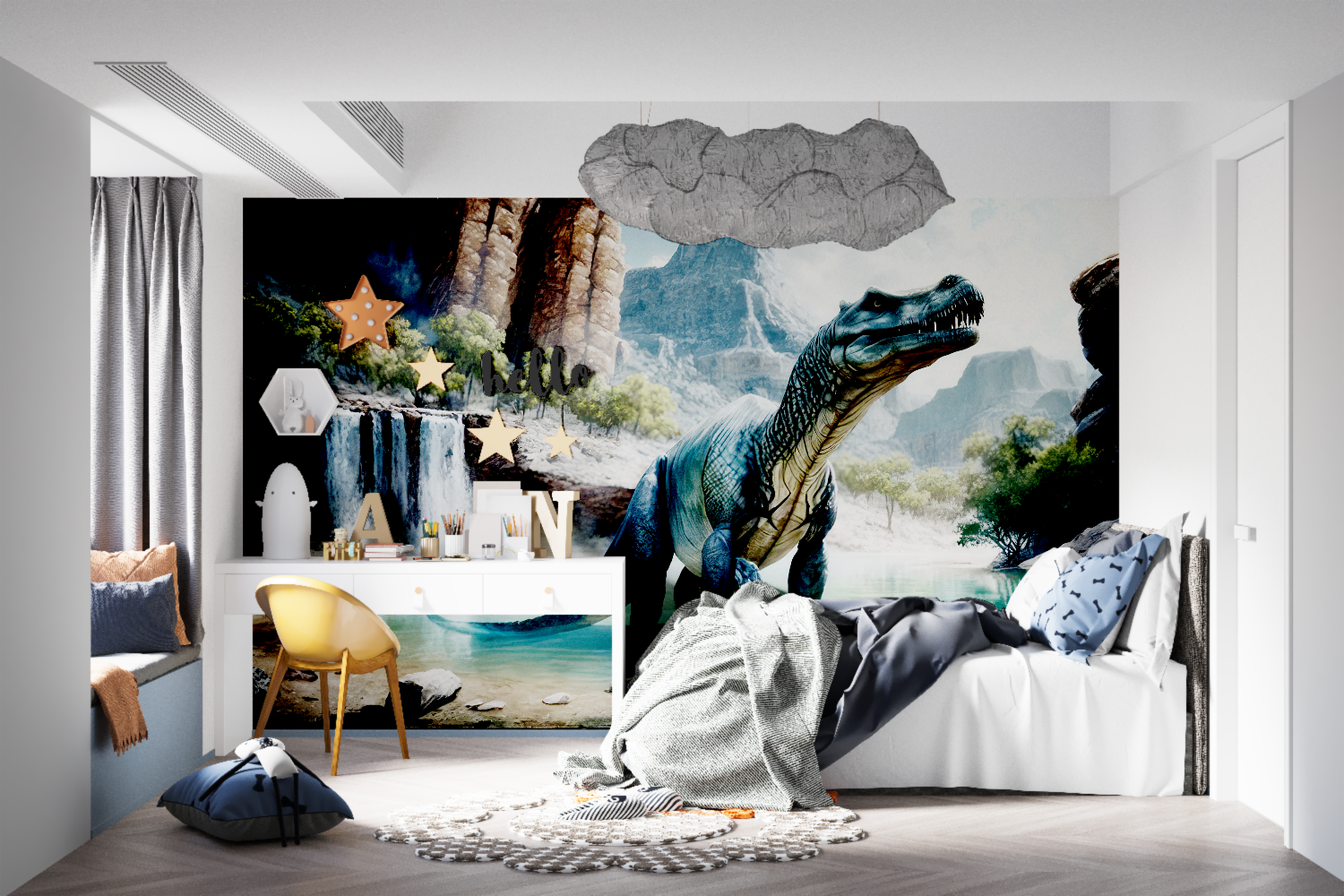 Papier Peint Dinosaure Dessiné - manga hero