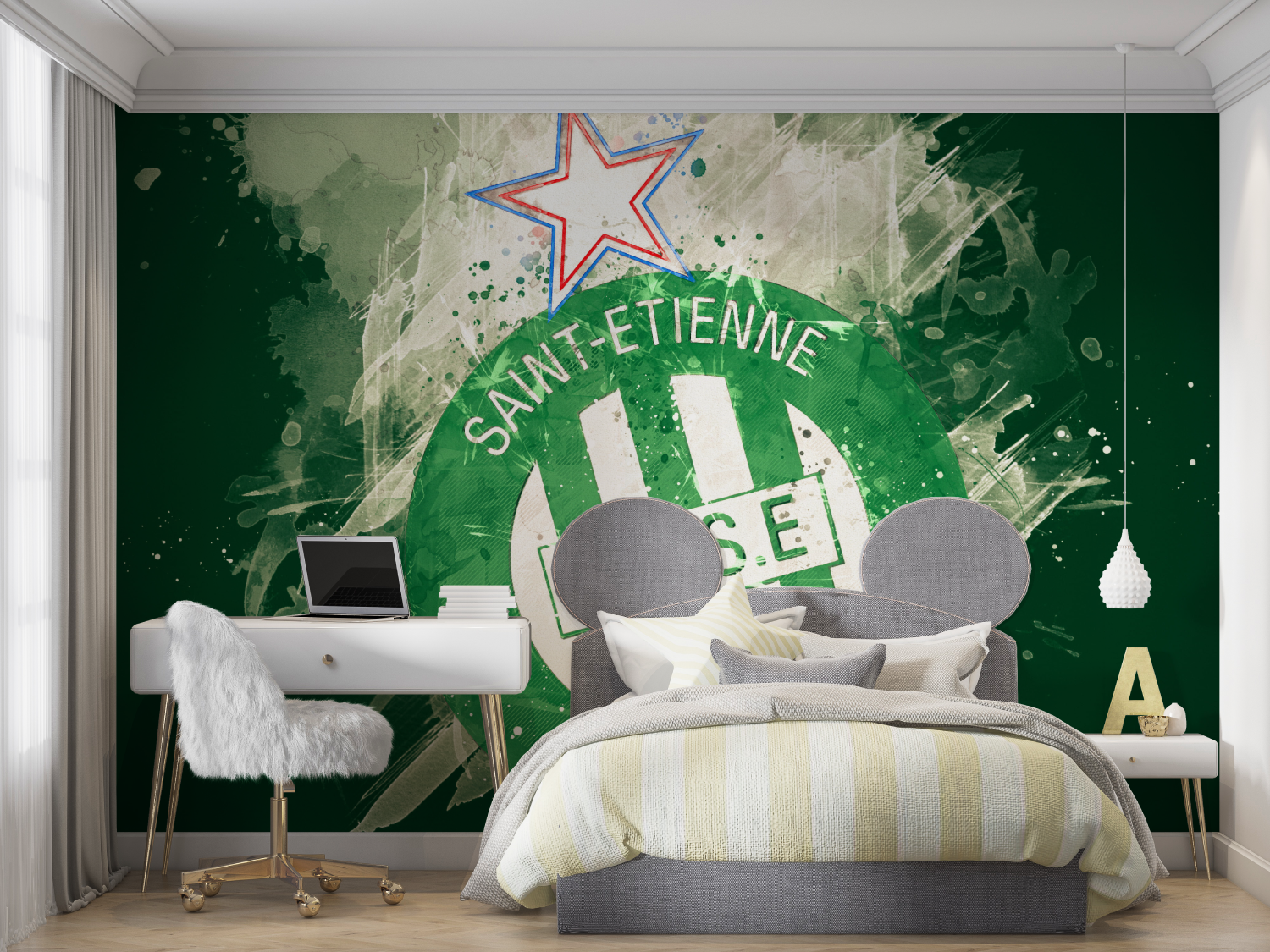 Papier peint foot asse mur chambre panoramique