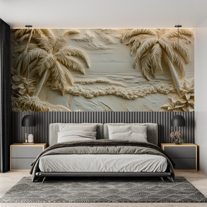 Papier peint scandinave cocooning mural adulte