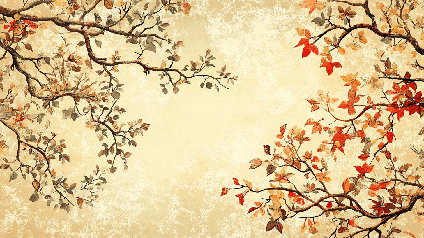 Papier Peint Arbre Chinois