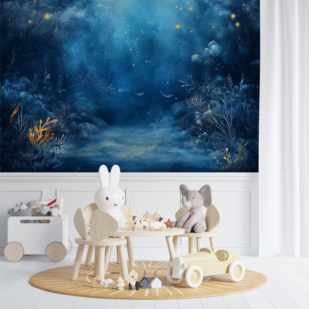 Papier peint marin fond marin chambre de bebe