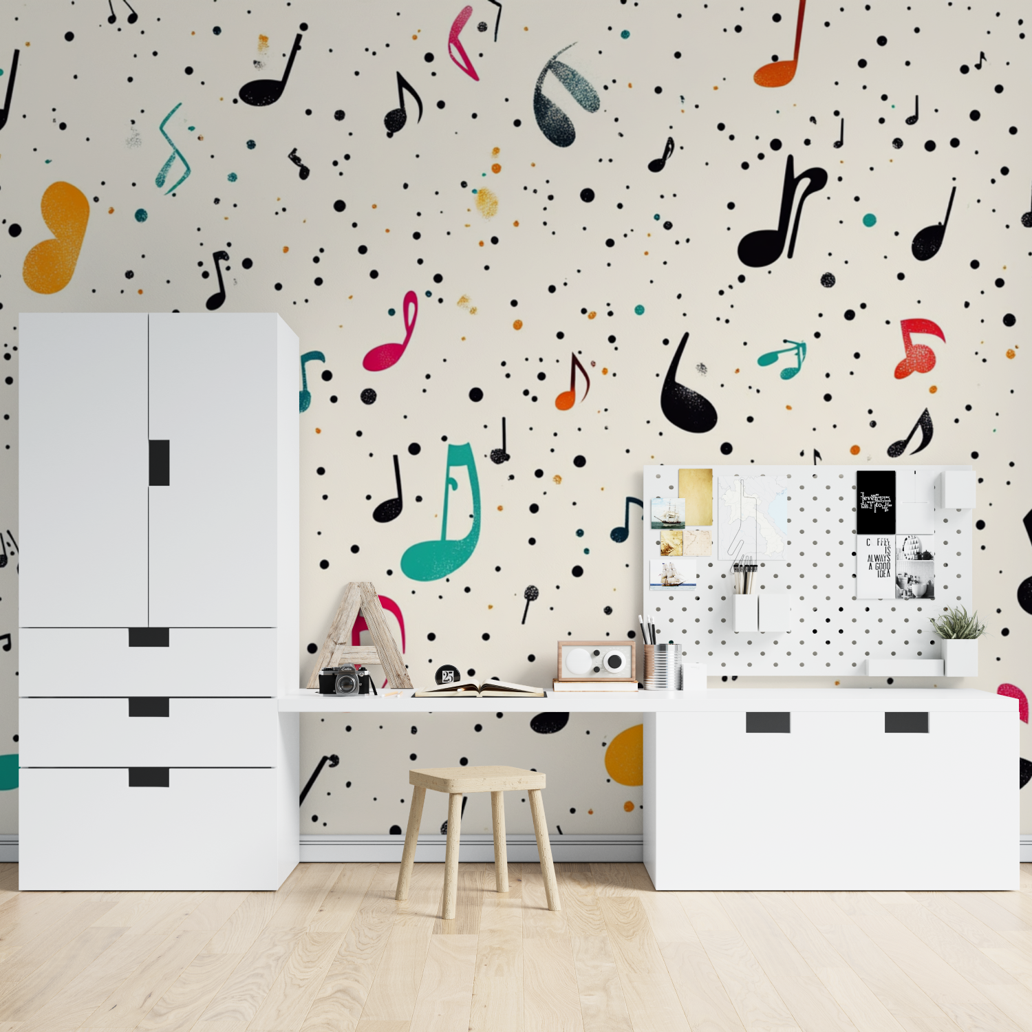 Papier peint frise musique tapisserie spiderman