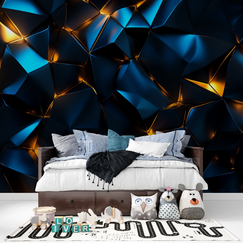 Papier peint effet neon xxl tapisserie pour ado