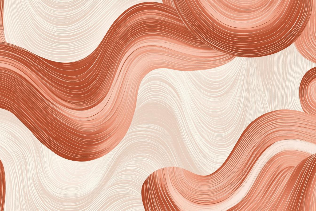 Papier Peint Terracotta Abstrait Tendance