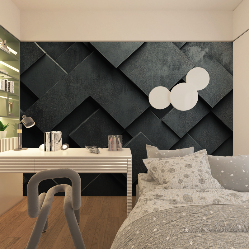 Papier peint gamer panneaux 3d chambre adolescents