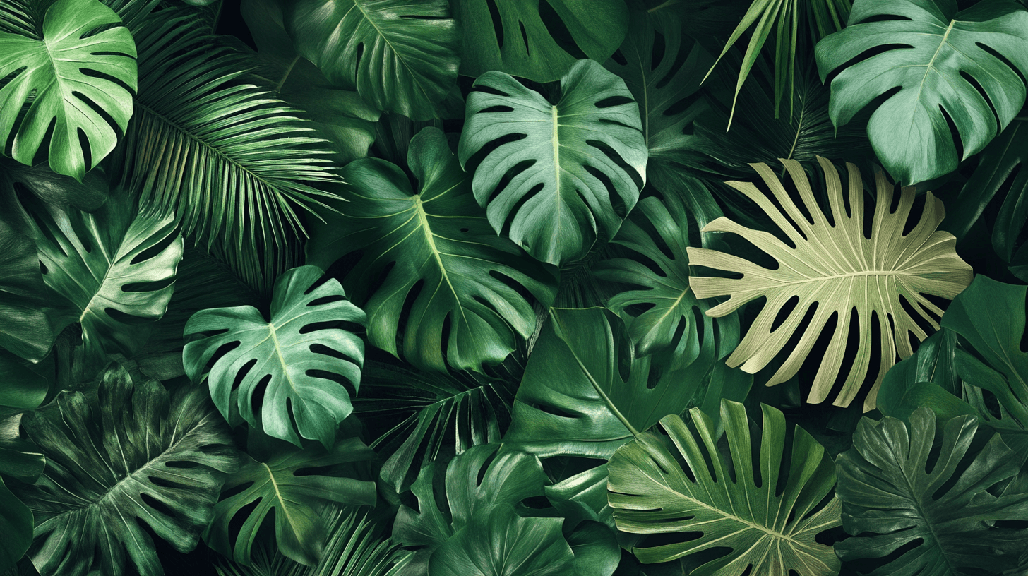 Papier Peint Plantes Tropicales