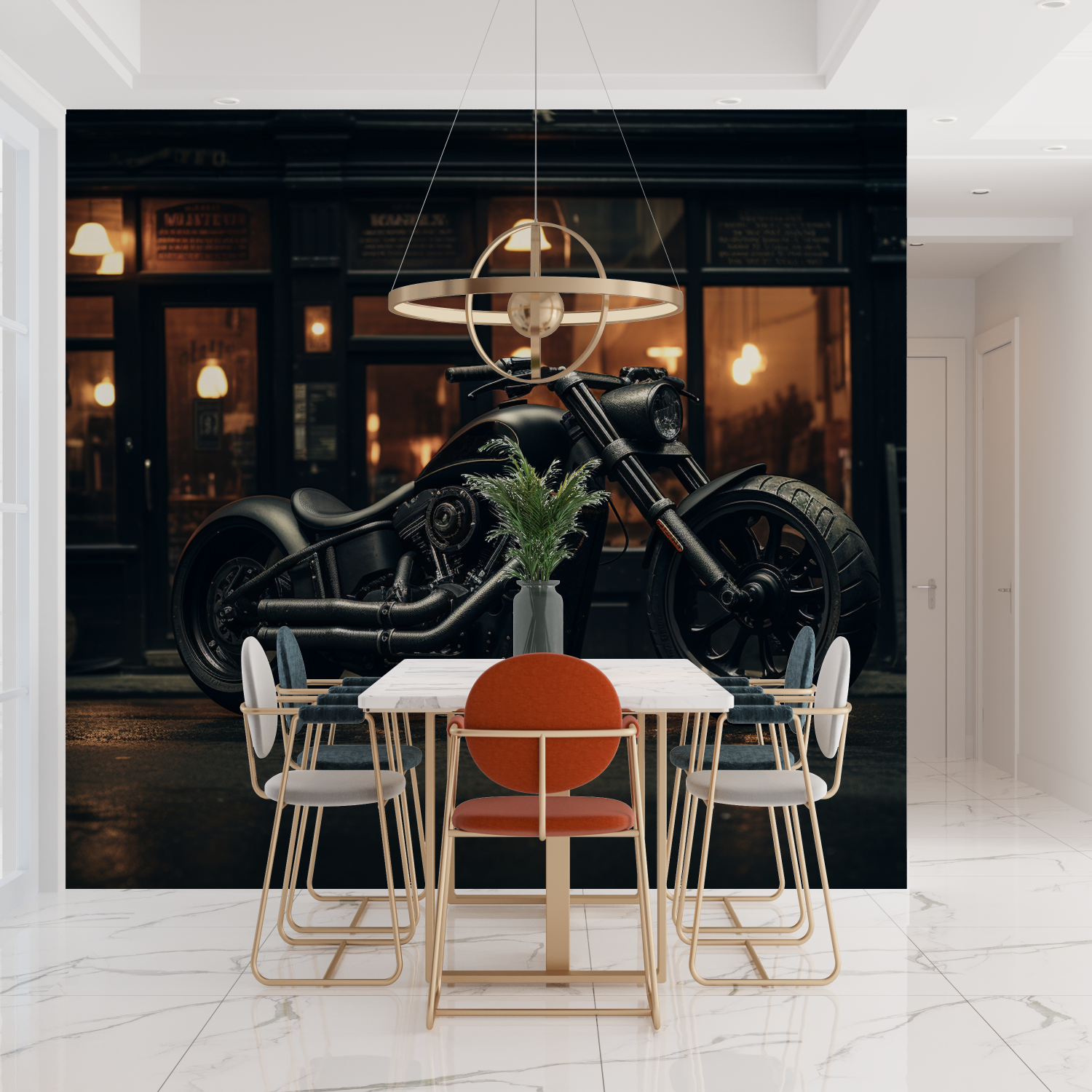 Papier peint panoramique roadster tendances