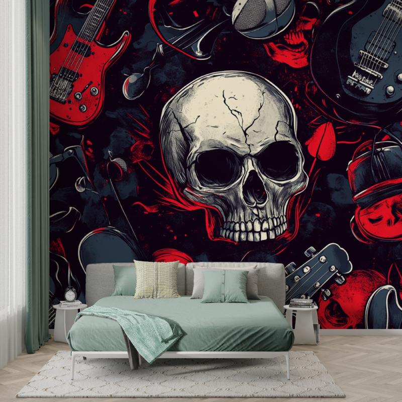 Papier peint tatoo deco garcon123