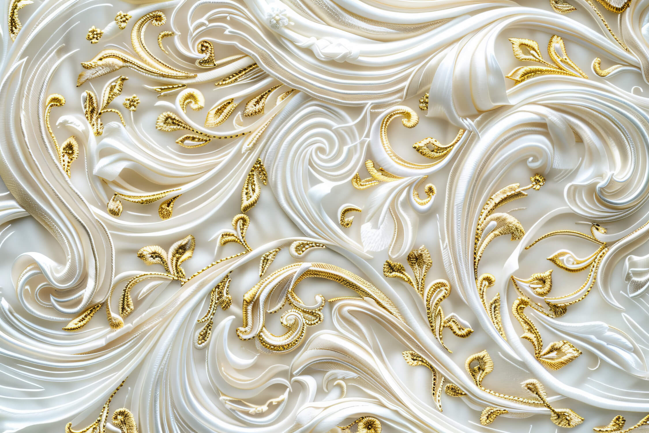 Papier Peint 3d Doré