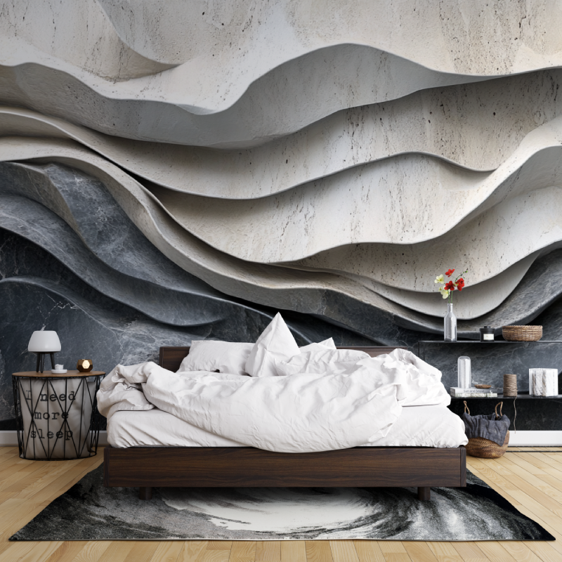 Papier peint trompe loeil salon leroy merlin mur