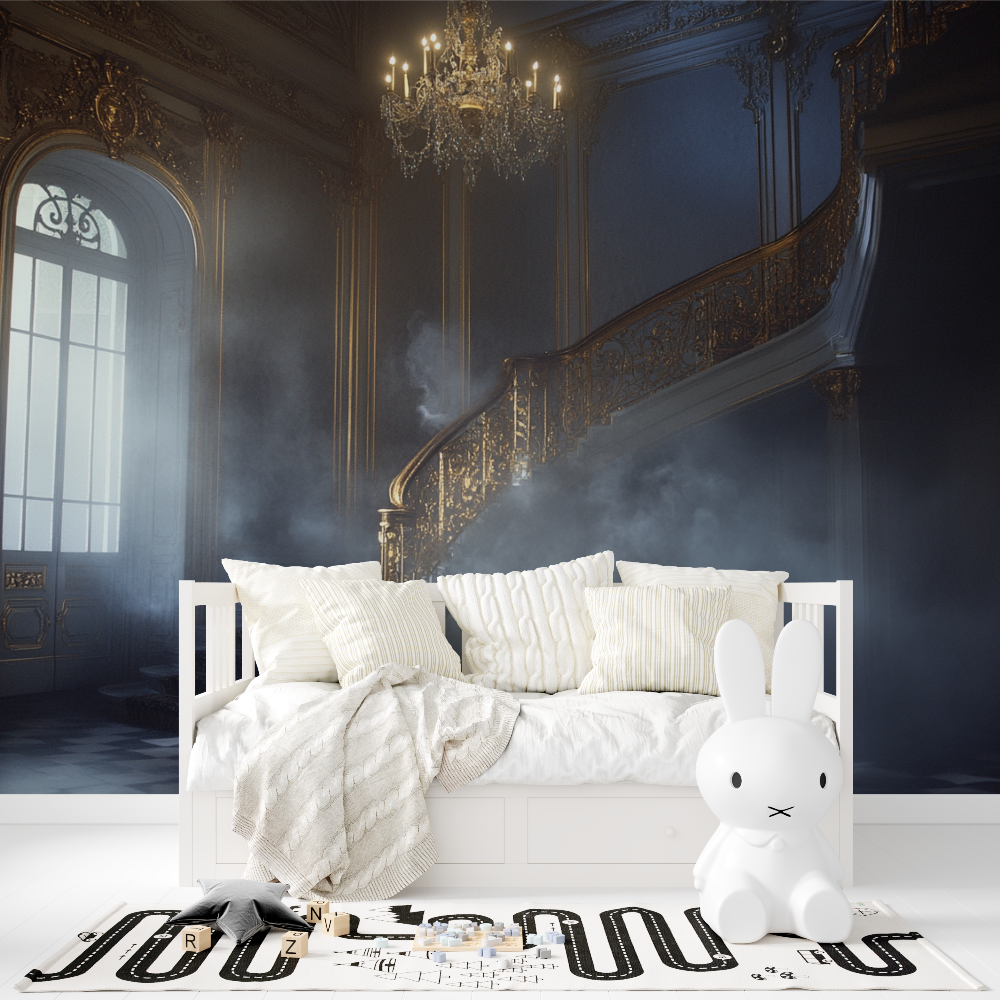 Papier peint princesse royaume cache tapisserie fille