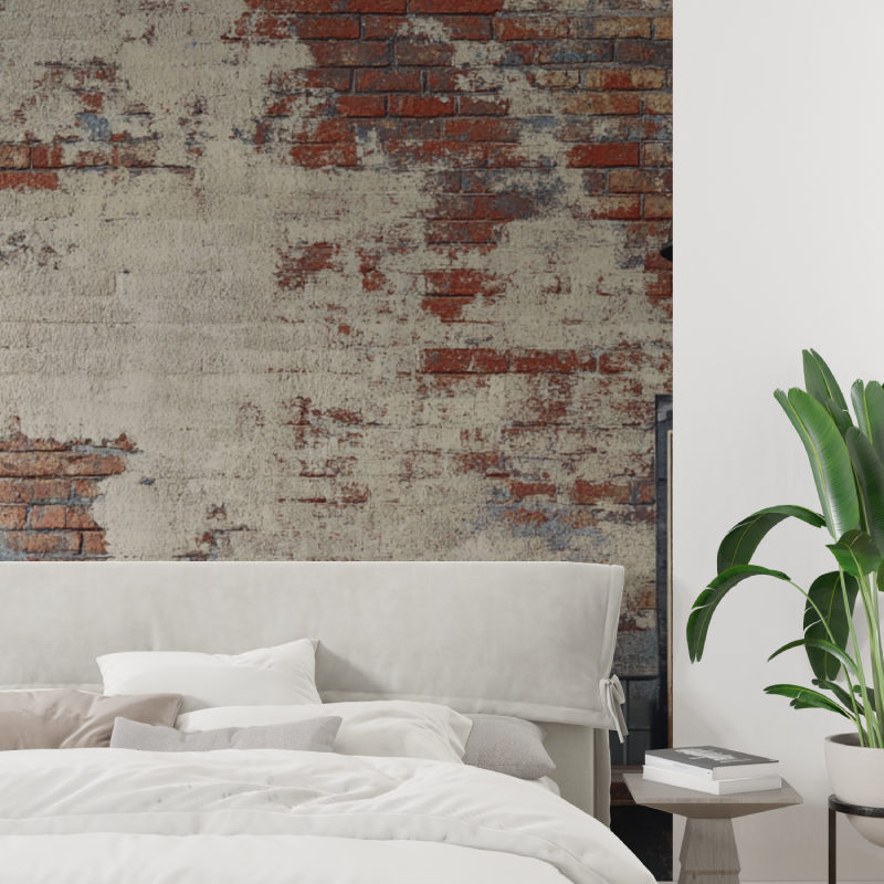 Papier peint trompe loeil style...striel tapisserie tendance