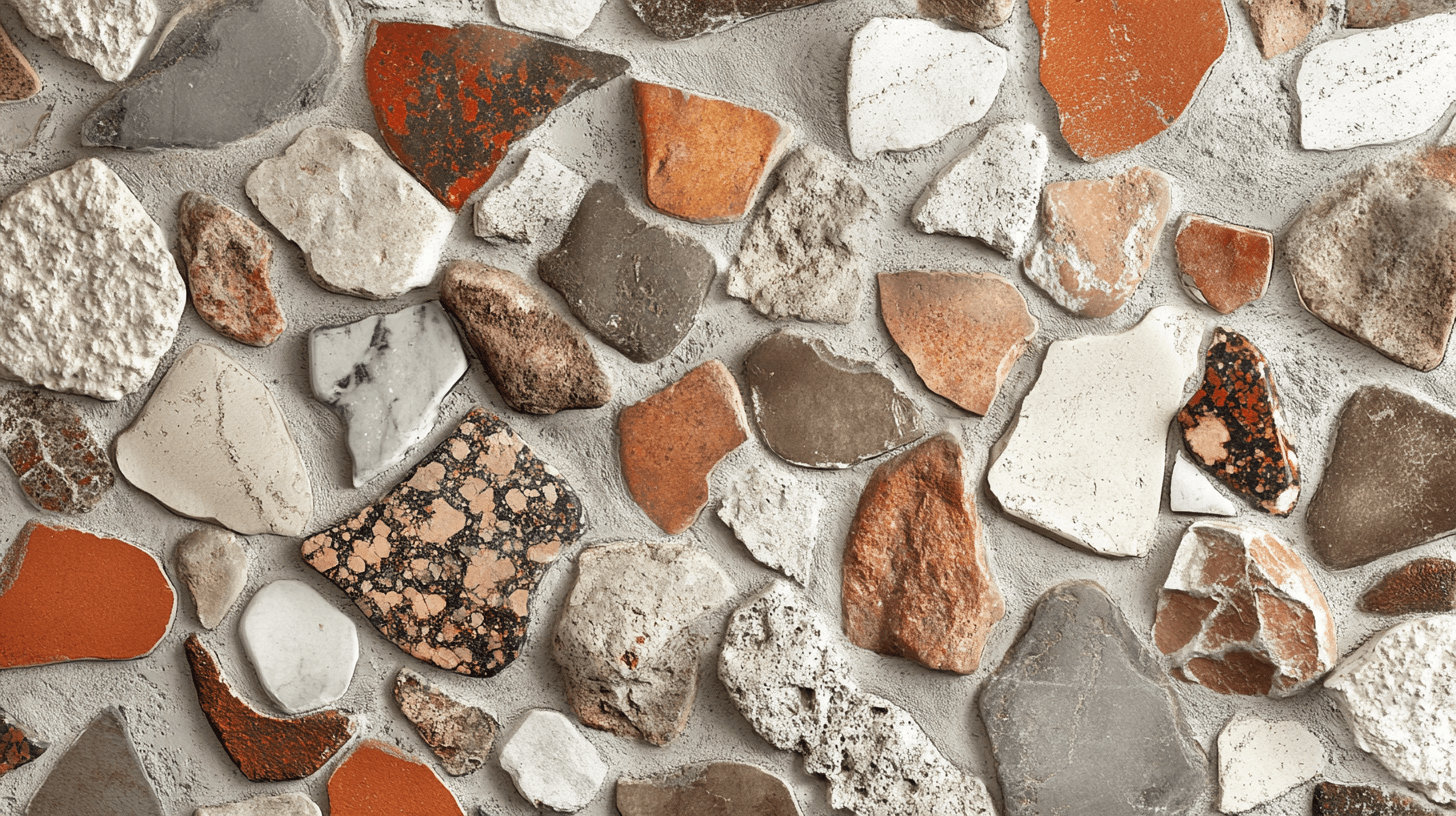 Papier Peint Vintage Motif De Galet Brique 3d