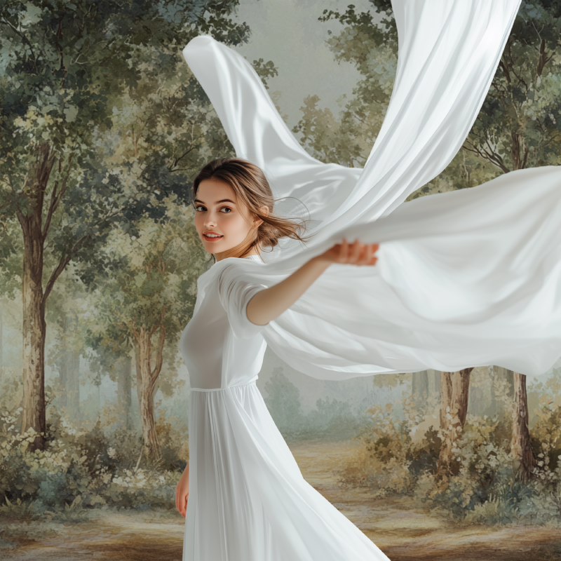 Papier peint arbre panoramique modele