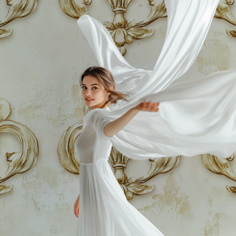 Papier peint vintage fleur de lys modele