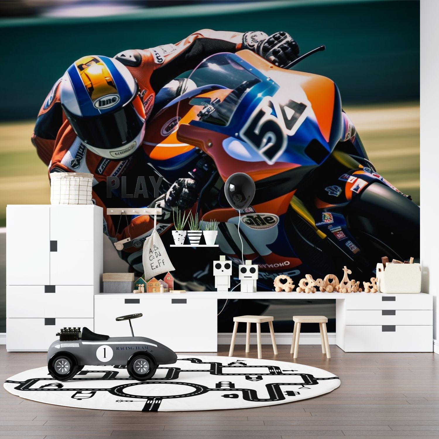 Papier peint moto gp pano anime