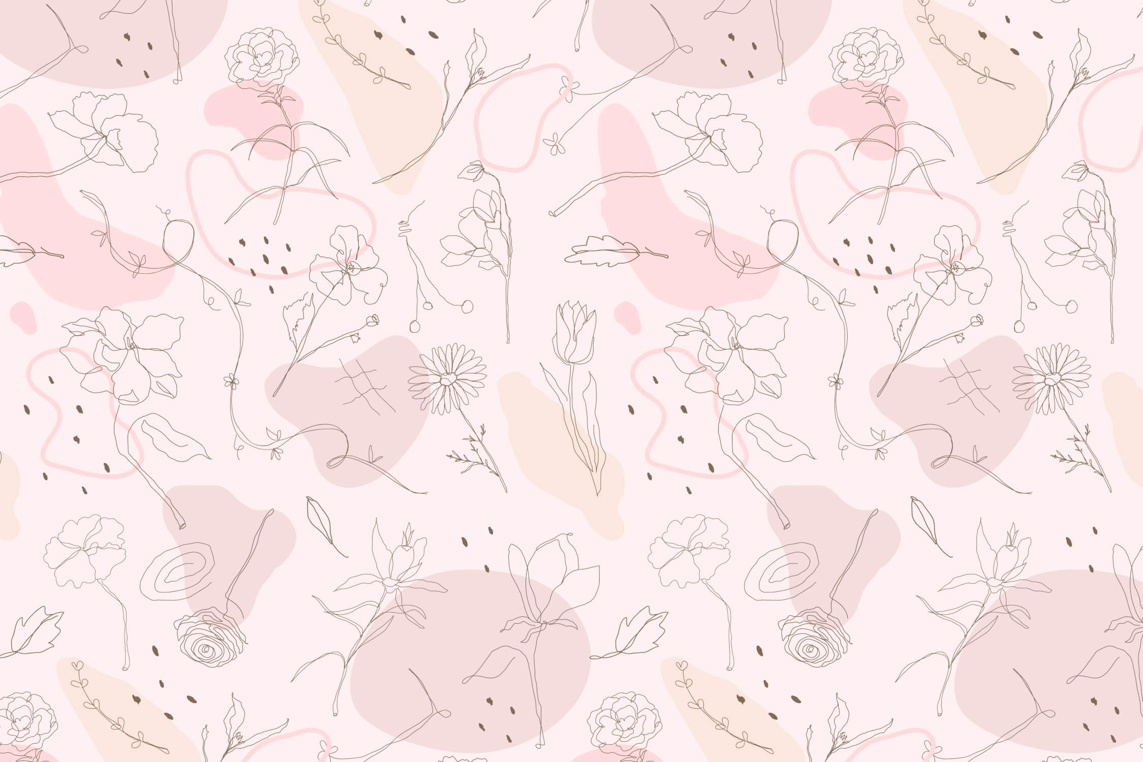 Papier Peint Enfant Fleur Design