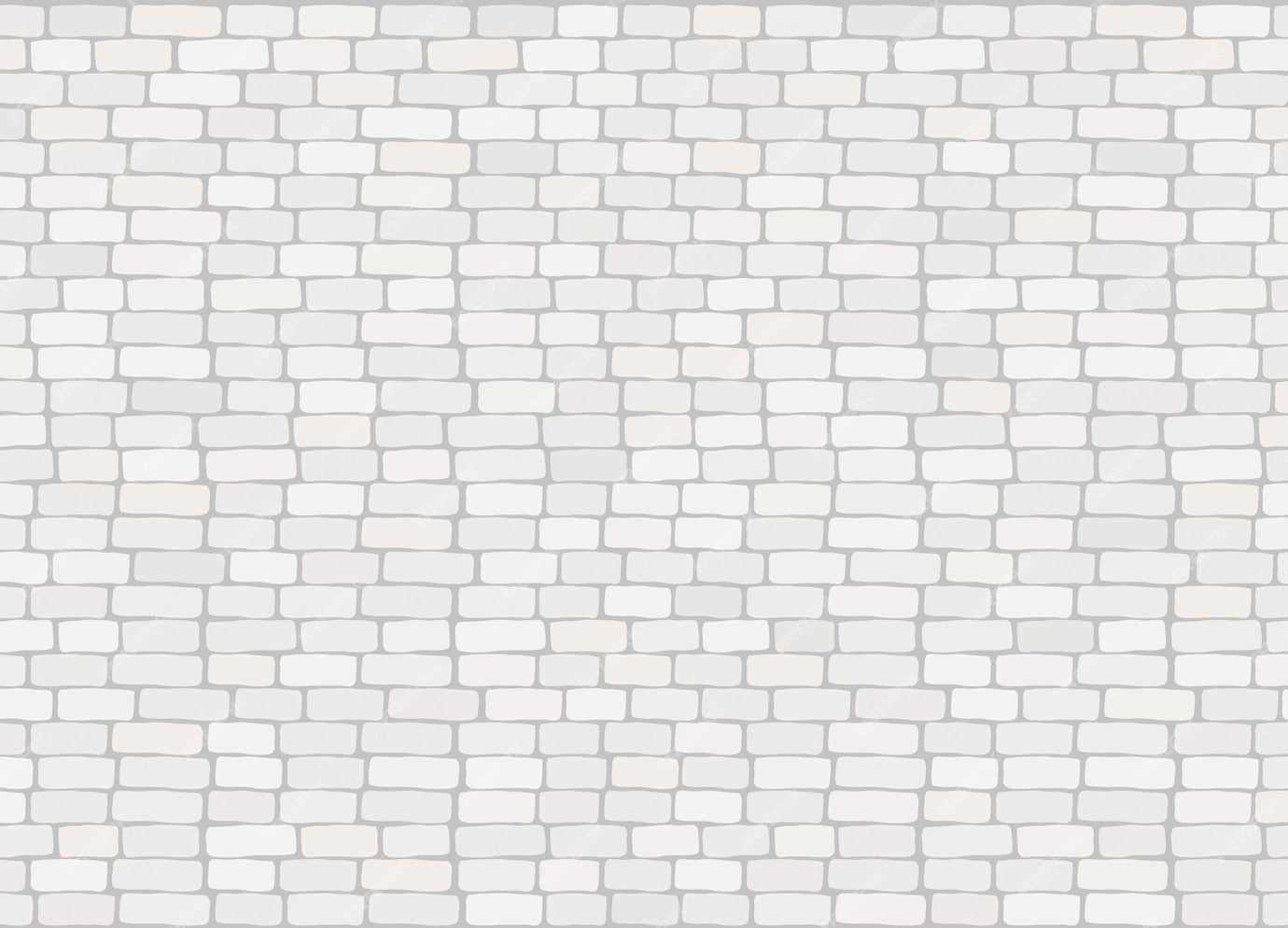 Carta da parati in mattoni bianchi