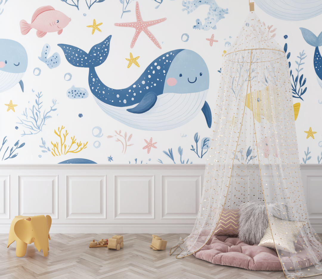 Papier peint marin ocean bebe bebe