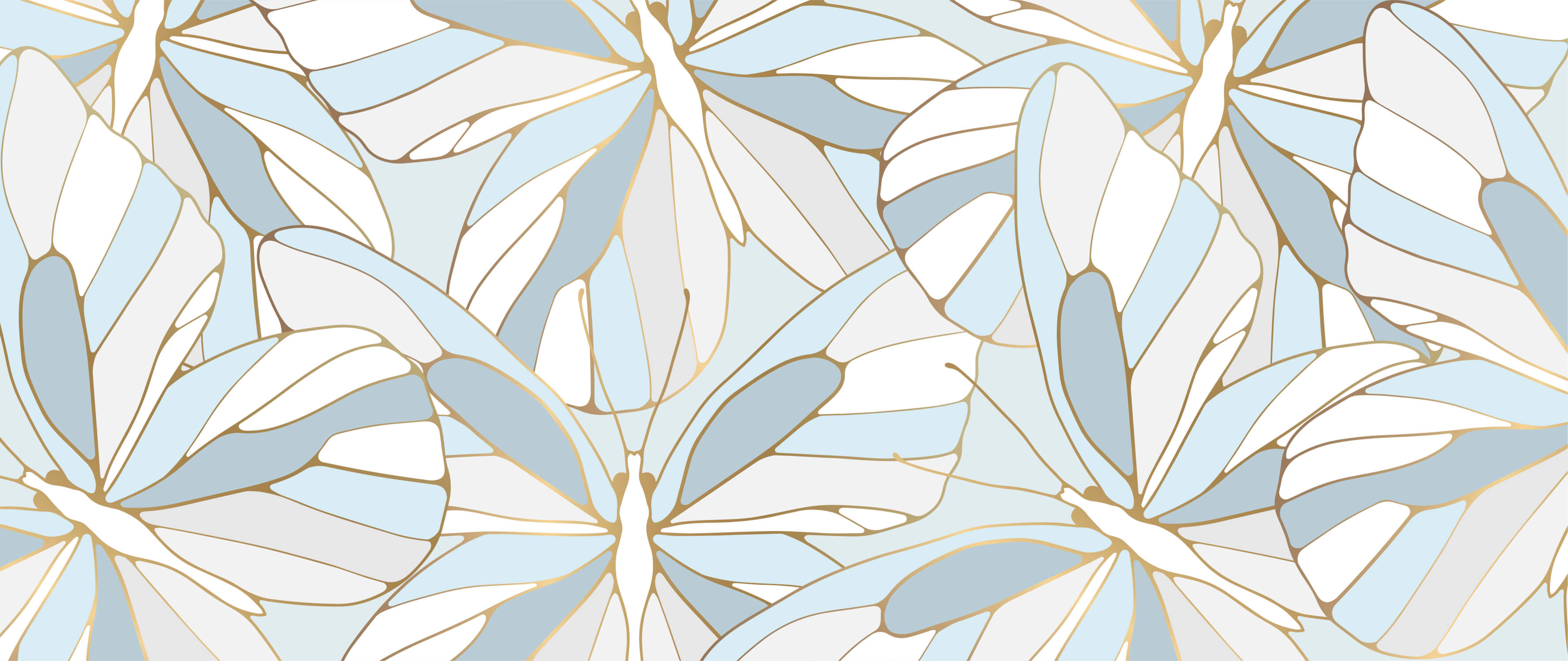 Papier Peint Beige Et Bleu