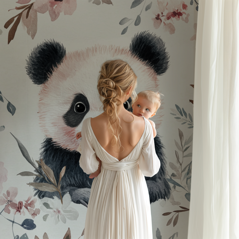 Papier peint panda boheme bb123