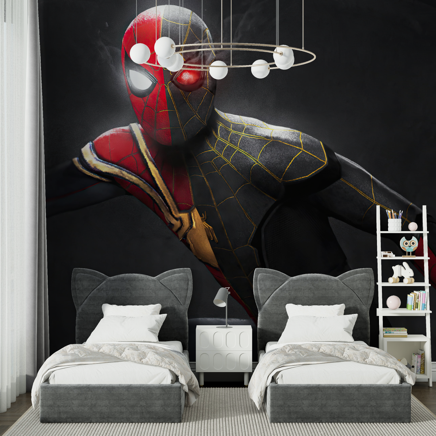 Papier Peint Spiderman No Way Home - chambre spiderman