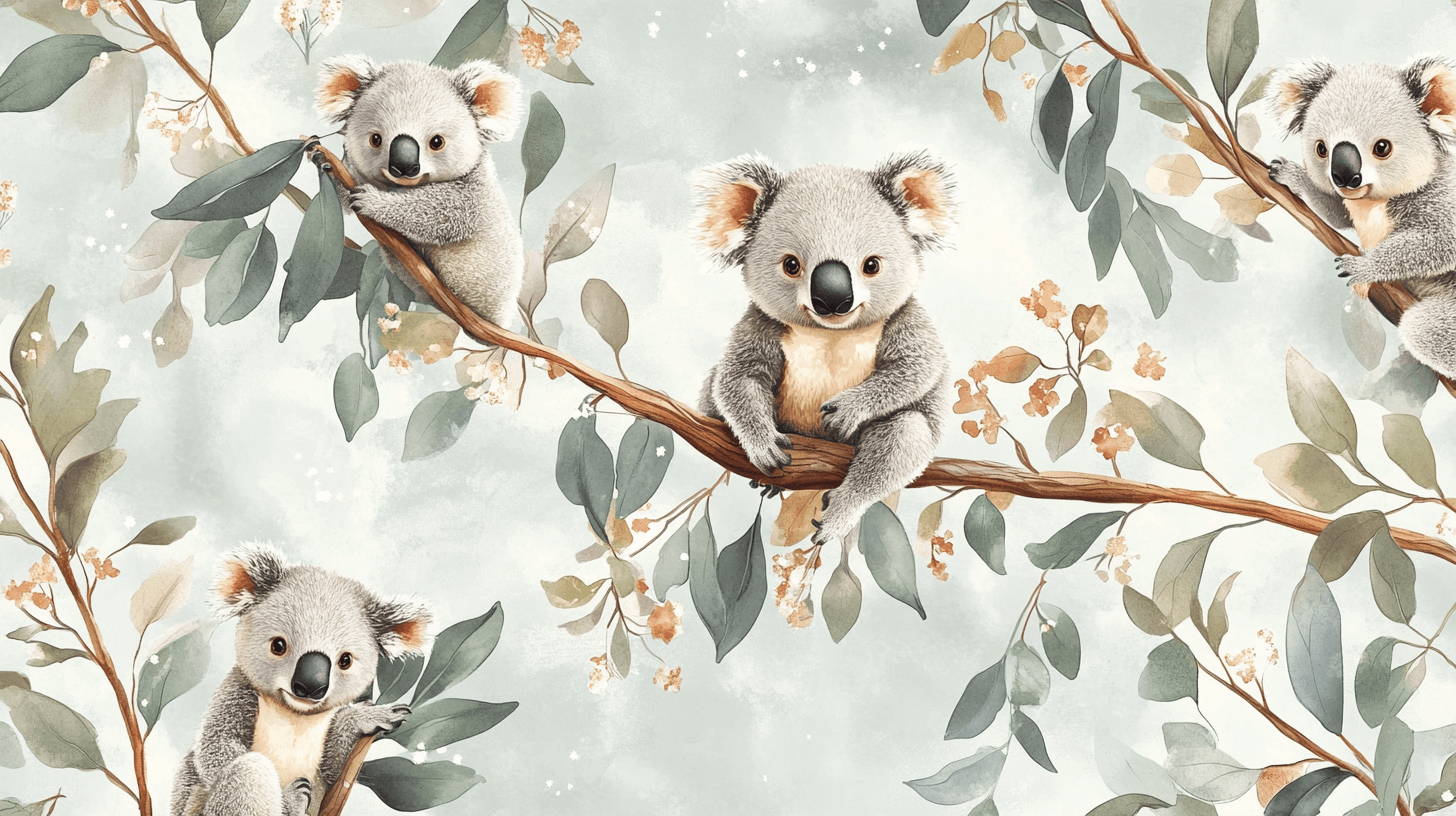 Papier Peint Koala Et Premières Étoiles