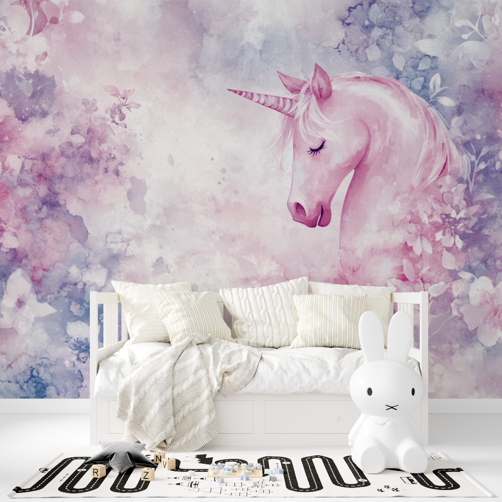 Papier peint licorne dream it tapisserie fille