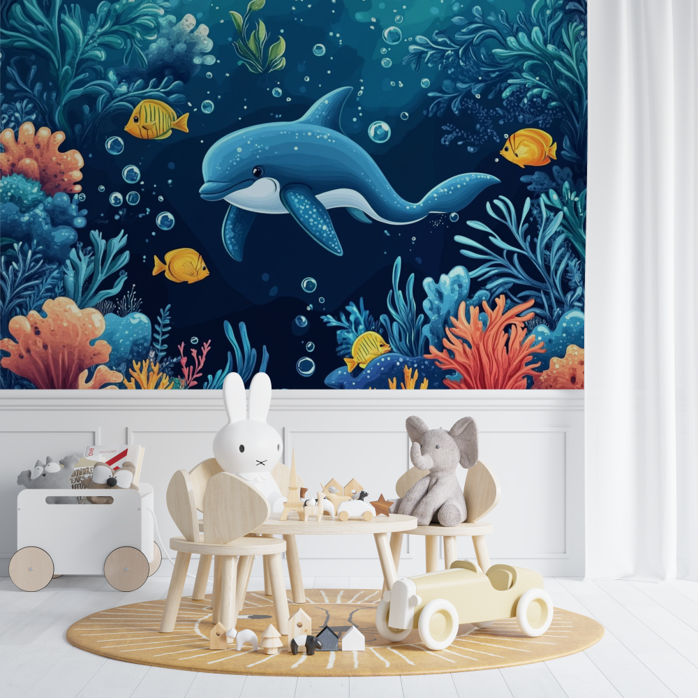 Papier peint marin aventure en haute mer chambre de bebe