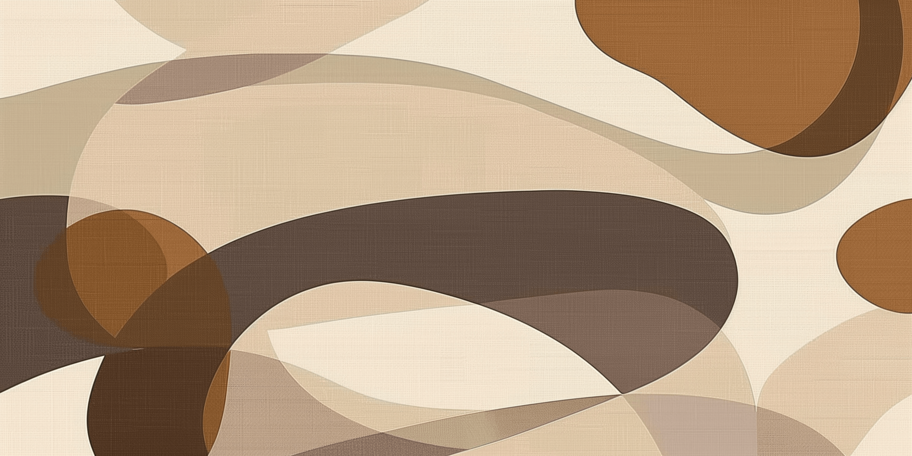 Papier Peint Panoramique Organique Marron