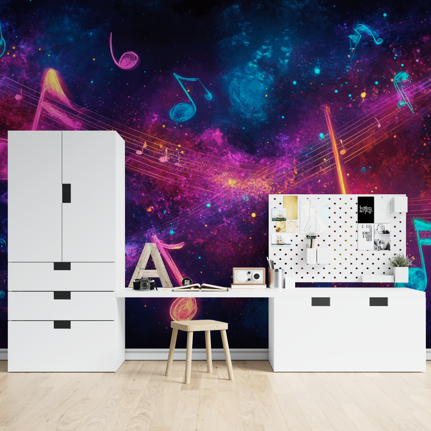 Papier peint imprime musique ado tapisserie spiderman