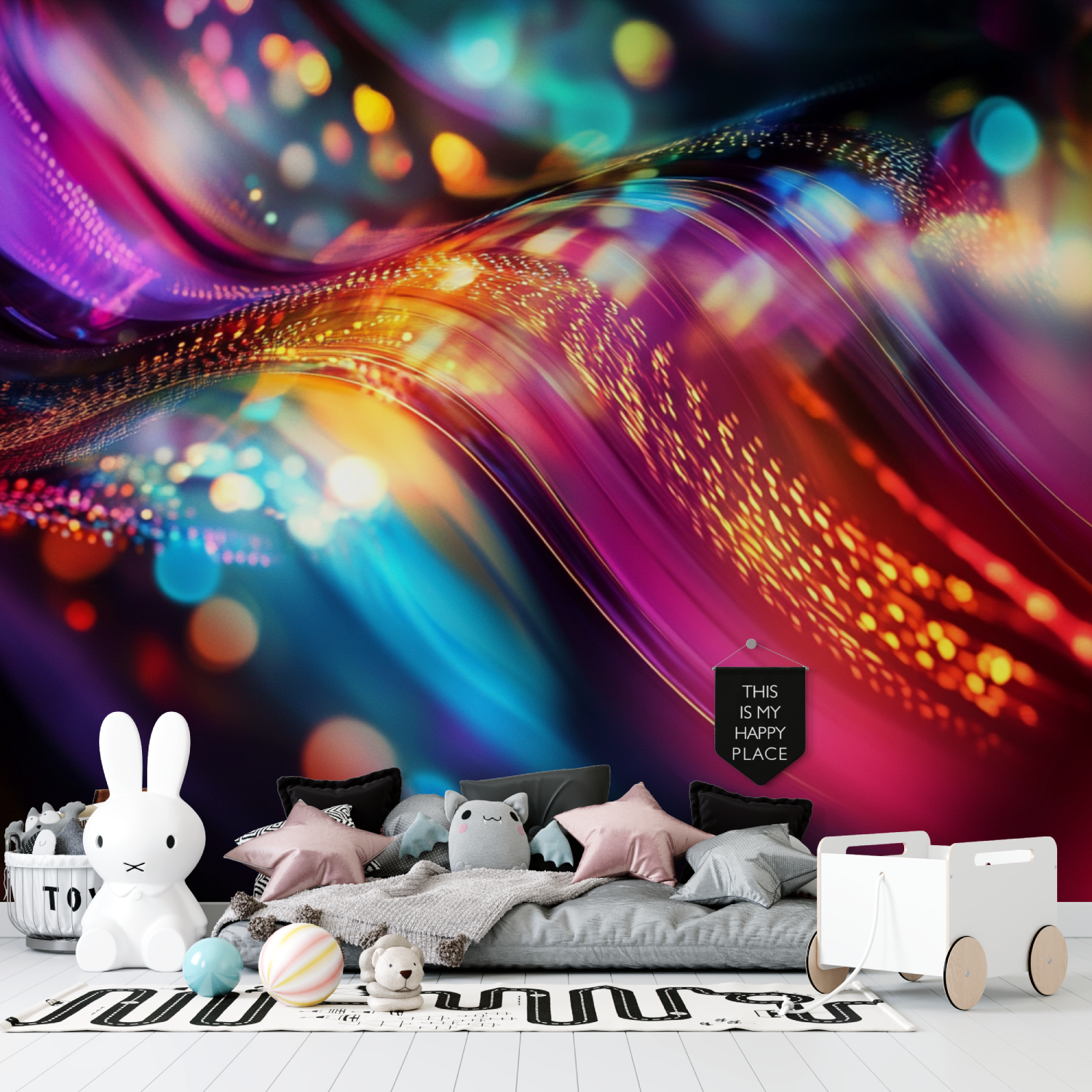 Papier peint hardstyle techno tapisserie garcon