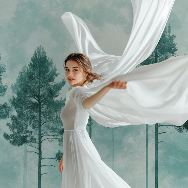 Papier peint arbre pin modele