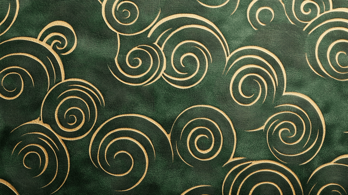 Papier Peint Vintage Vert Kaki