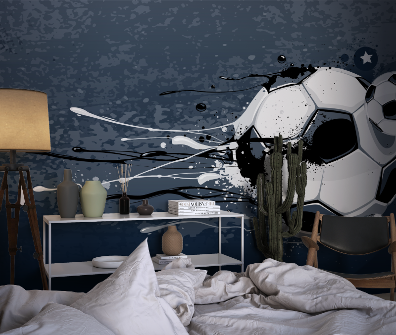 Papier peint tag foot chambre dado1