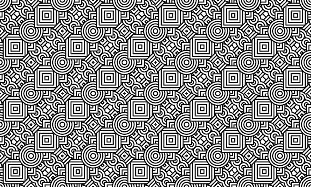 Black and white art deco wallpaper