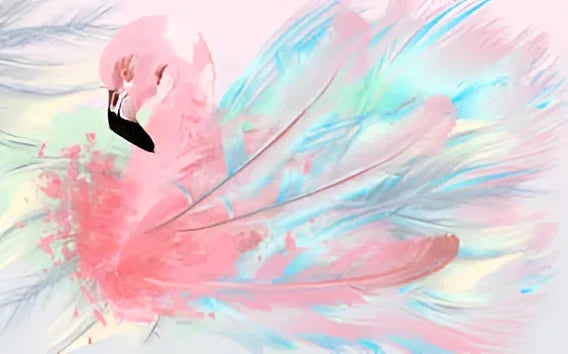 Rosa Flamingo-Babyzimmerdekoration