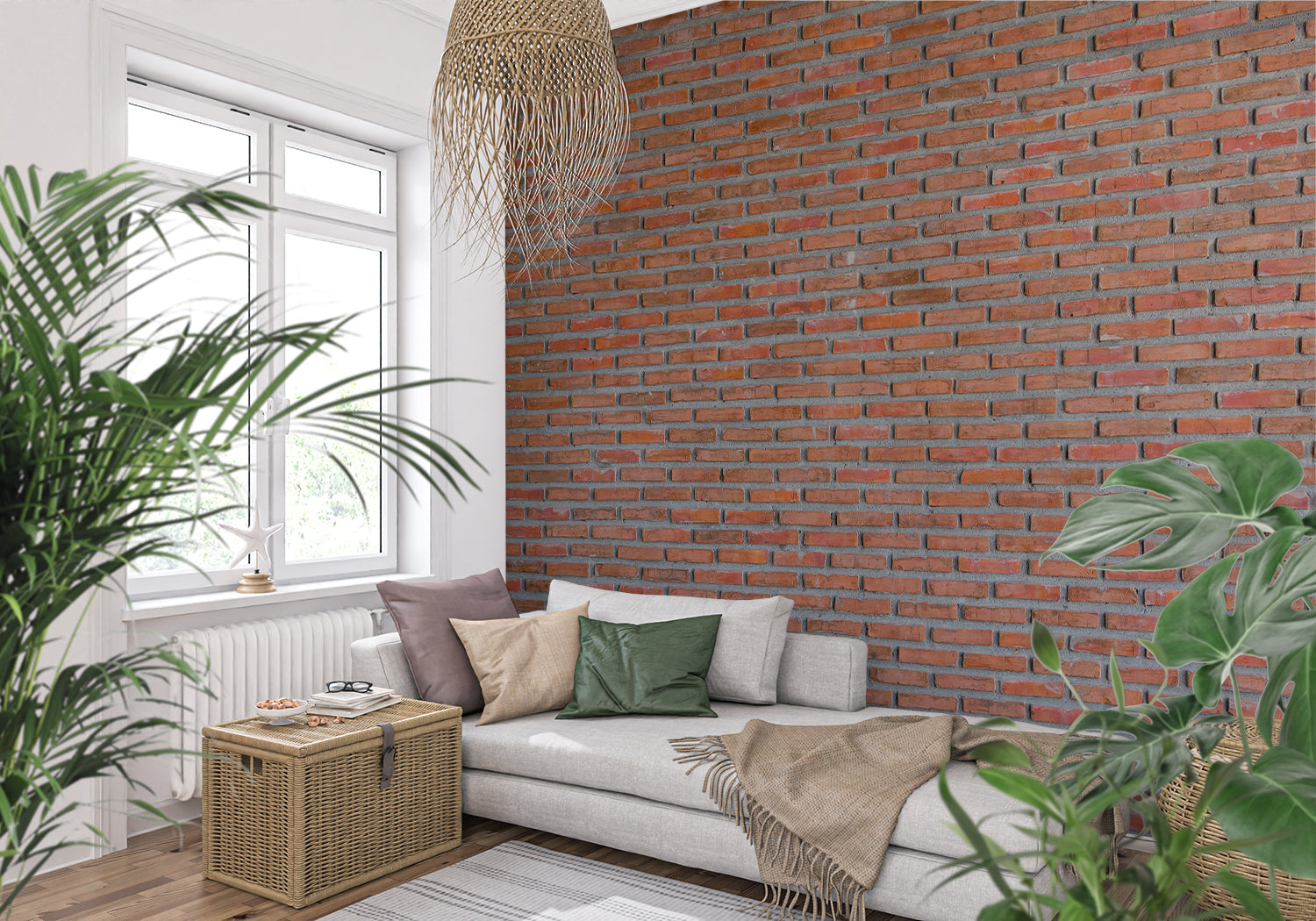 Mur En Papier Peint Brique