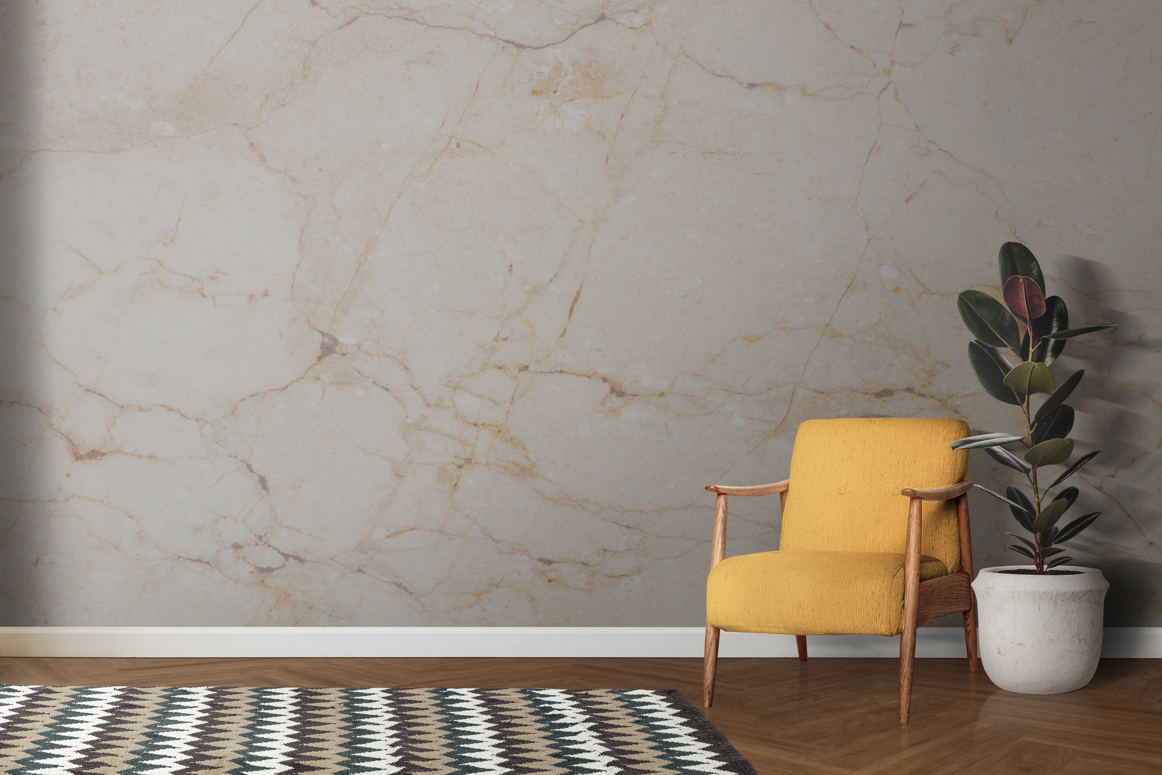 Papier Peint Marbre Marron