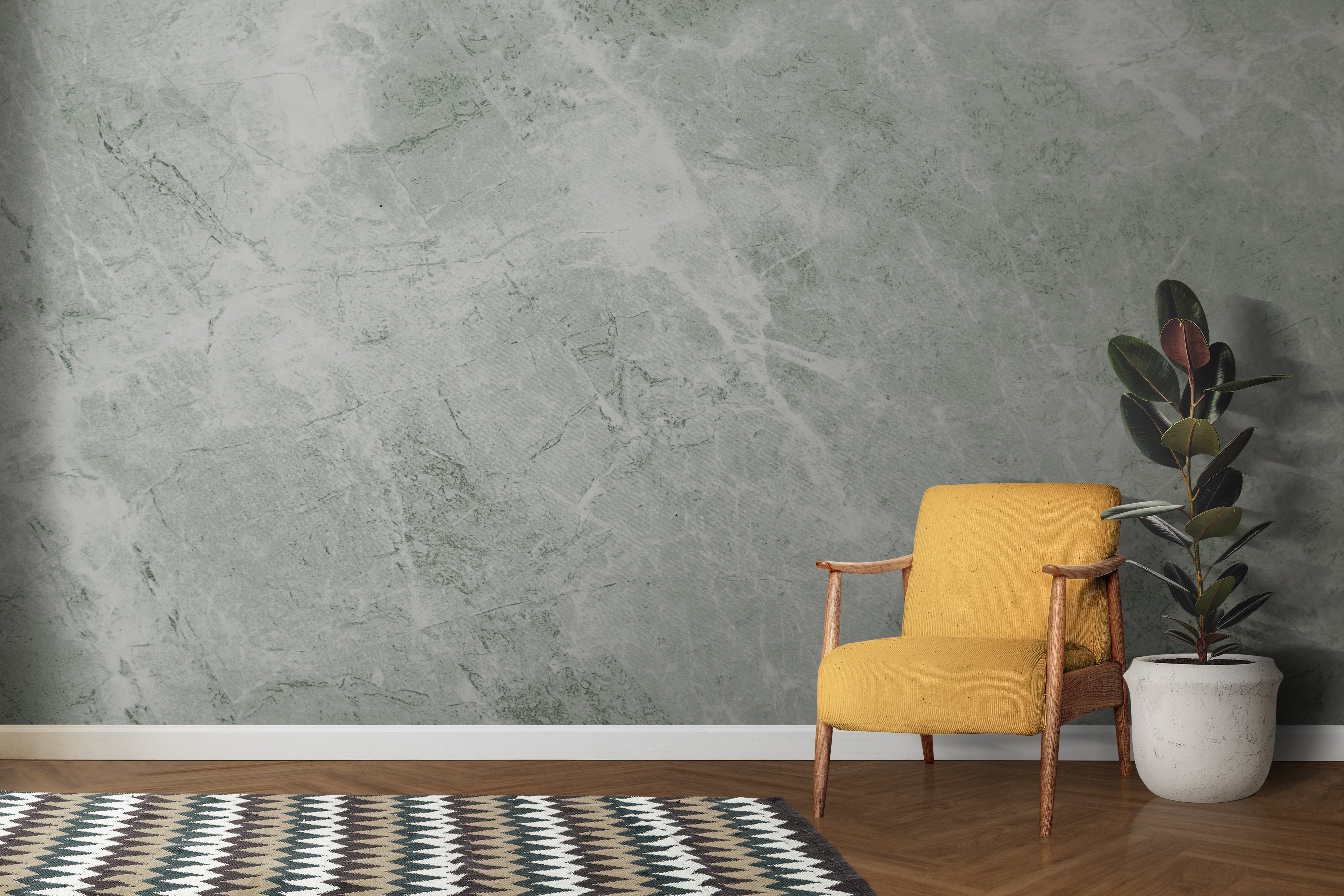 Papier Peint Marbre Vert