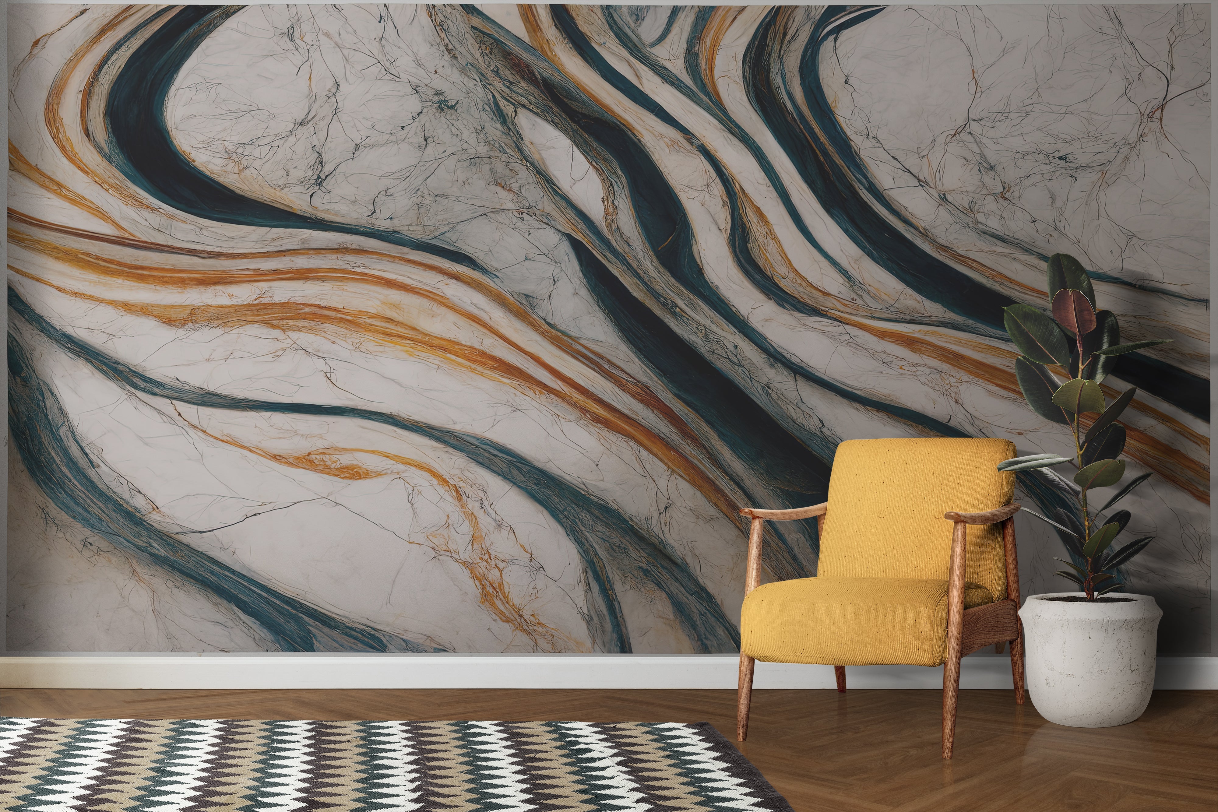 Papier Peint Style Marbre