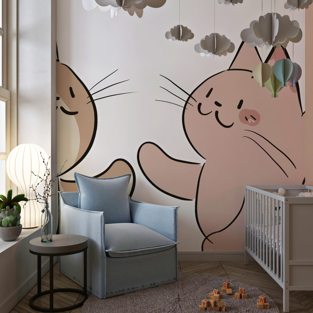 Papier Peint Chat Enfant