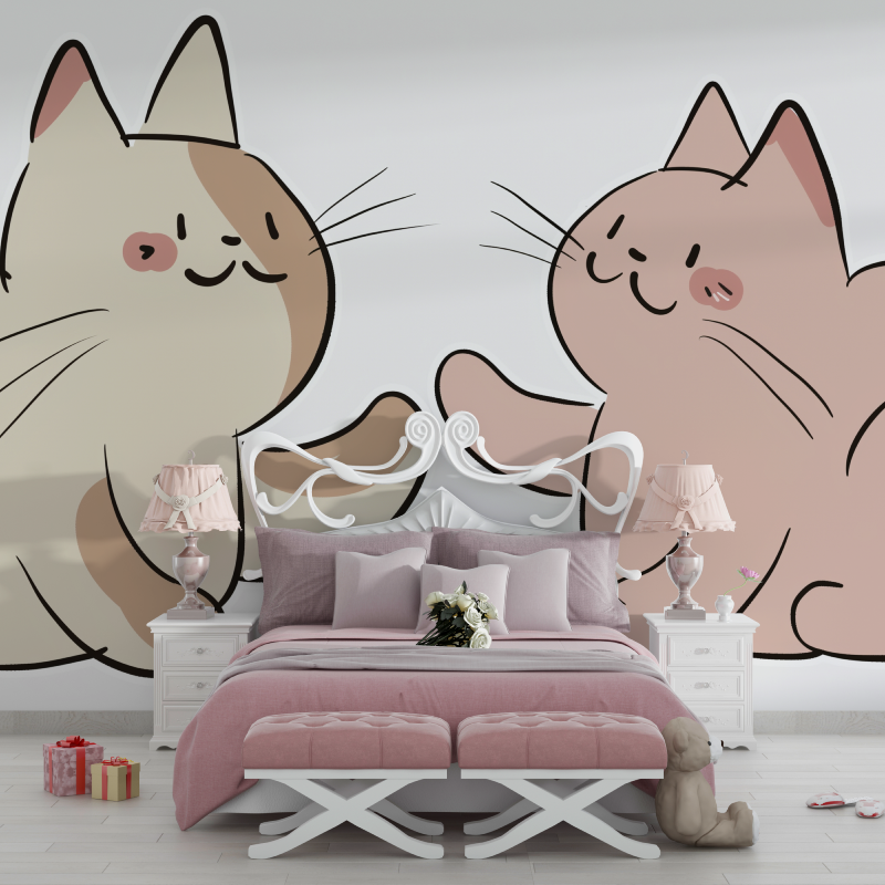 Papier Peint Chat Enfant